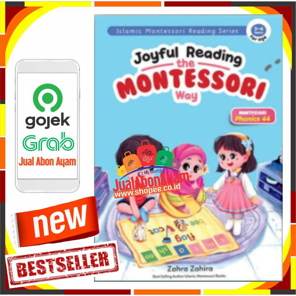 BUKU JOYFUL READING THE MONTESSORI WAY ZAHRA ZAHIRA