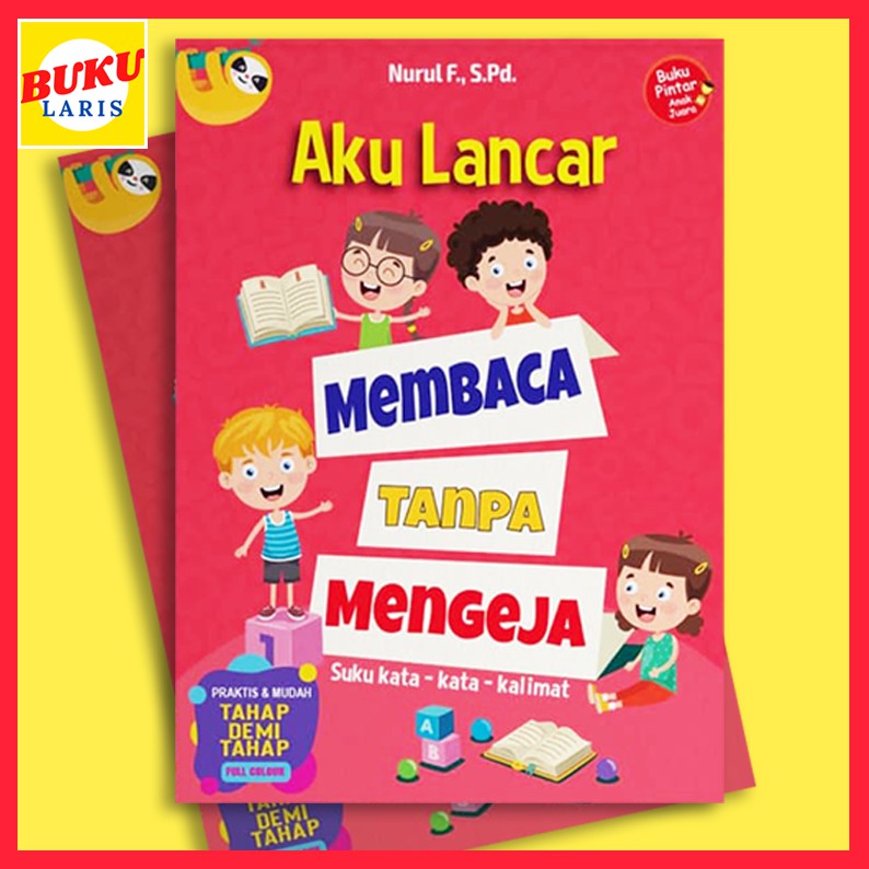 Jual New Item Buku Anak Tk Paud Aku Lancar Membaca Tanpa Mengeja