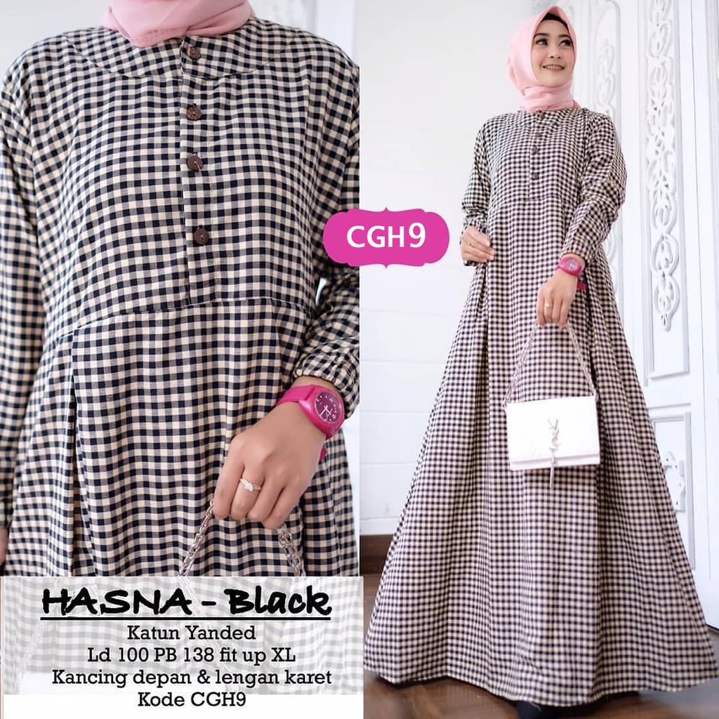 Homedress Hasna maxy Baju Wanita