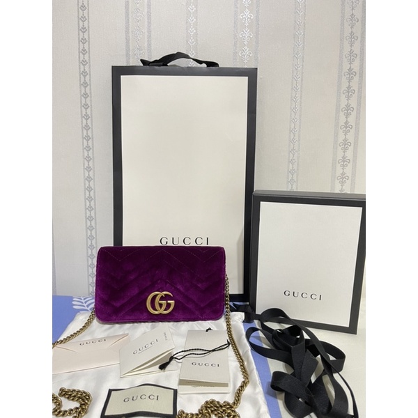 Gucci Marmont Velvet Authentic