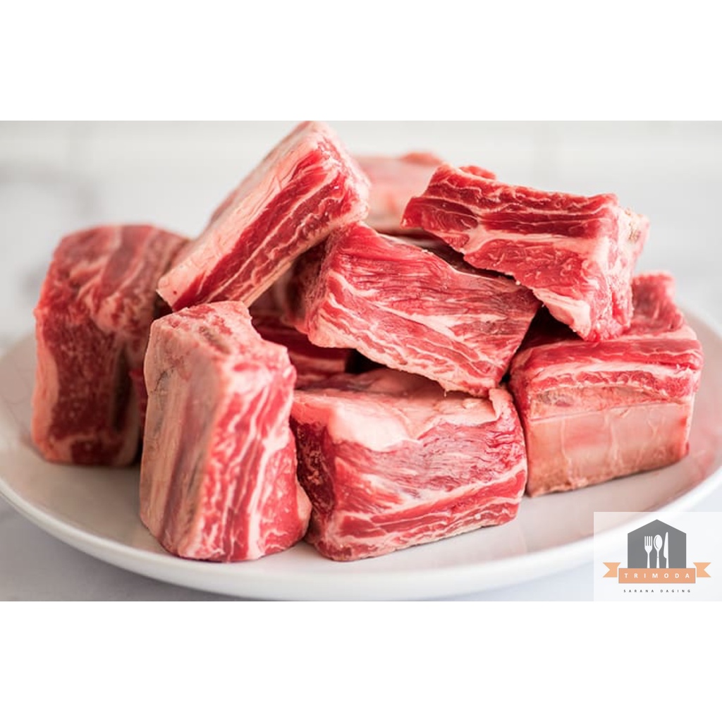 

Iga Sapi Super Daging & Lemak / Short Ribs Beef Kemasan 1kg HALAL