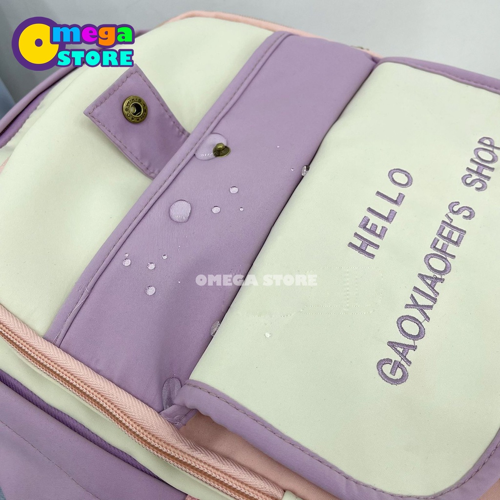 [O&amp;S] Tas Ransel Anak Sekolah Wanita Terbaru Backpack laptop Korea-OS219