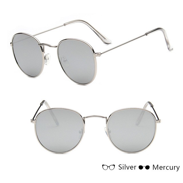 (YUZHU) Bayar di Tempat Korean Design Retro Small Kacamata Wanita/Pria Women Sunglasses