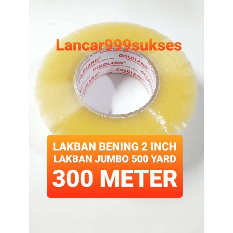 

Lakban bening 2 inch lakban jumbo 500 yard 300 meter