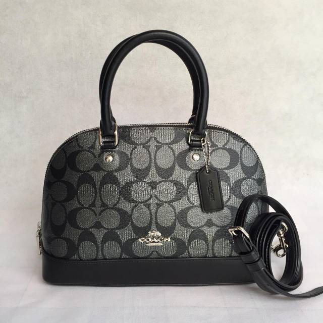 Tas COACH F39556 Mini Sierra Gunmetal Metalic New Original
