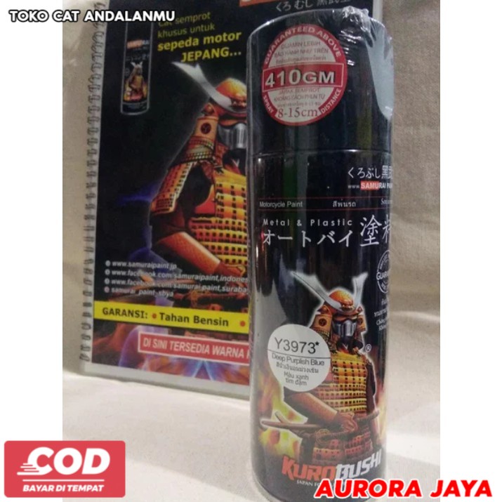 cat semprot Spray SAMURAI biru yamaha kode Y3973 Super Seller - Toko Cat Aurora Jaya