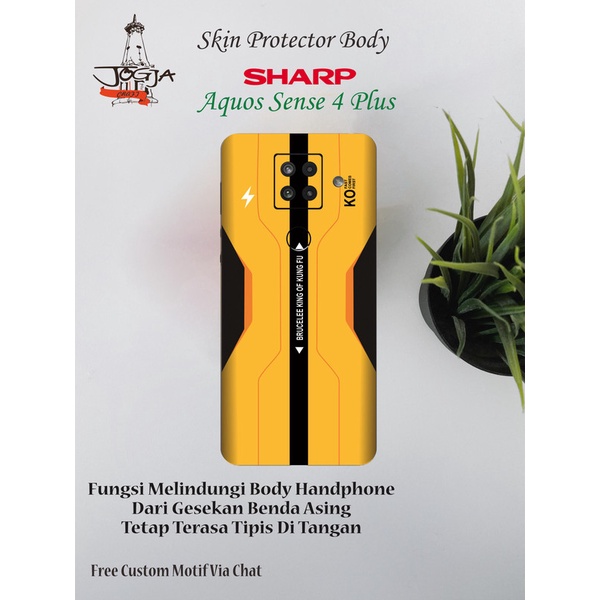 Dapat 2 PCS Garskin HP Sharp Aquos Sense 4 Plus Motif bruc - Free Custom Via Chat