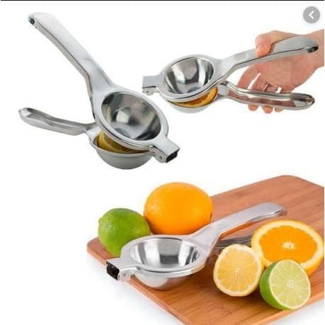 Perasan Jeruk / Perasan Lemon Squeezer Stainless Steel / Alat Peras Perasan Lemon Squeezer Jeruk Nipis Stainless Steel Besi Lime Squeeze