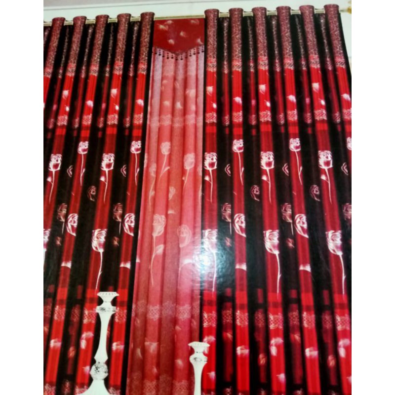 gorden motif bunga tulip import