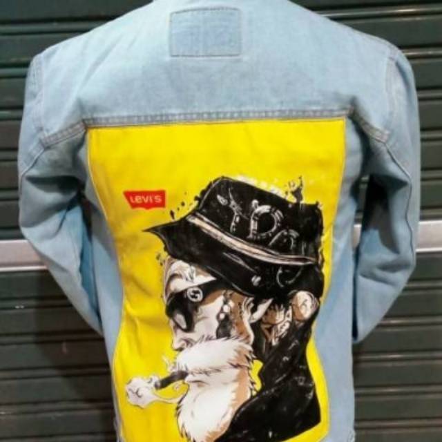 JAKET JEANS / JAKET JEANS GAMBAR / JAKET JEANS SABLON / JAKET JEANS KEREN MASA KINI