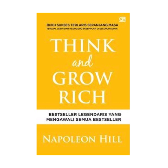 Think And Grow Rich - Cover Baru oleh Napoleon Hill