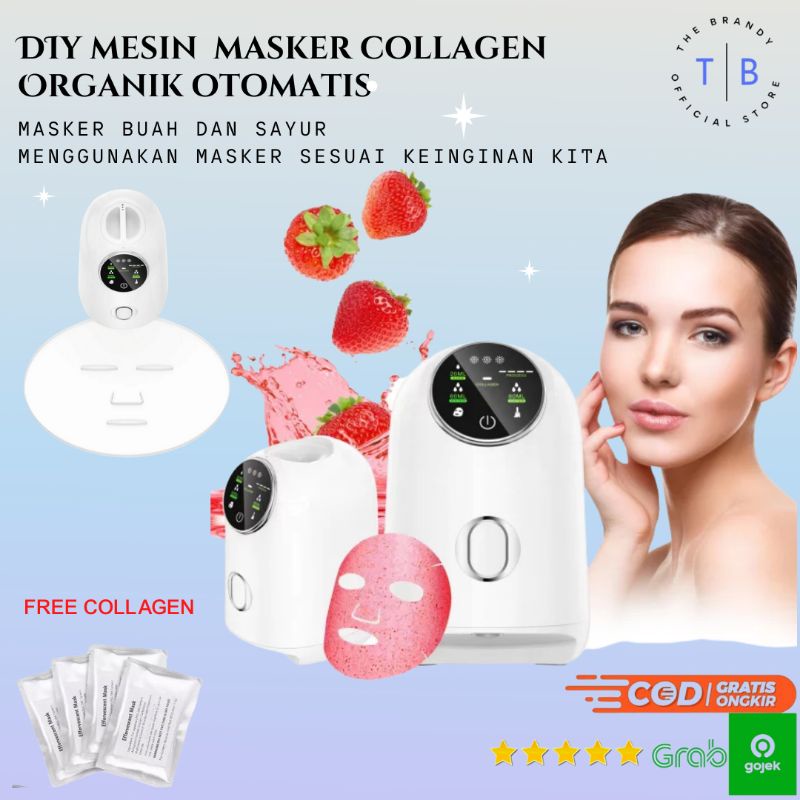 NEW PRODUK BERGARANSI Effervescent Mask Mesin Pembuat Masker DIY kecantikan Wajah Natural/Face Mask 