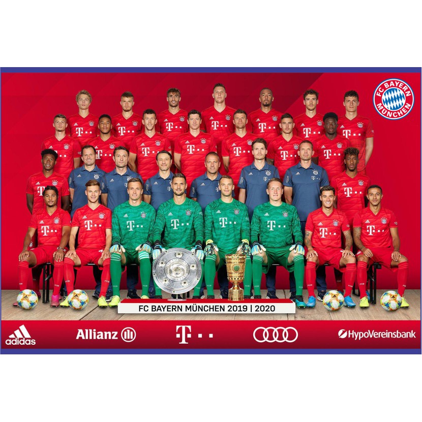 

POSTER A3+ BAYERN MUNCHEN MUSIM 2019 2020 ART PAPER 310GRAM TAJAM TIDAK PECAH