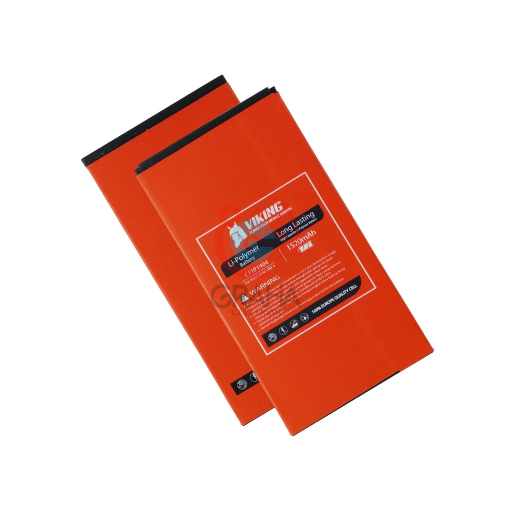 BATERAI / BATTERY / BATRE ASUS ZENFONE 4 / A400 VIKING DOUBLE POWER
