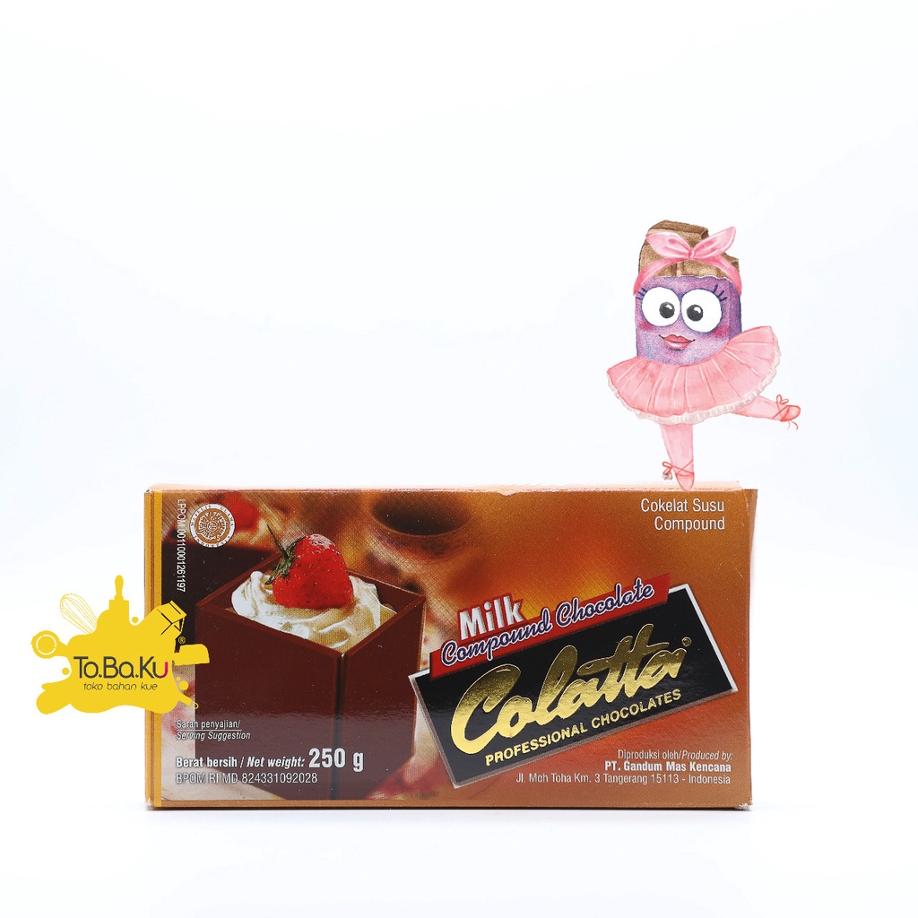 

Colatta Milk Banking Chocolate 250gr