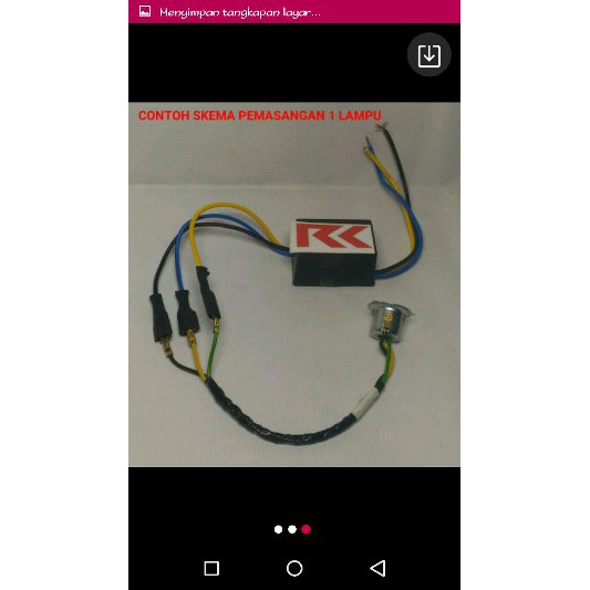 LAMPU LED MOTOR H6   Converter Ac to Dc  Khusus Bebek   Matic  PNP Terbaik