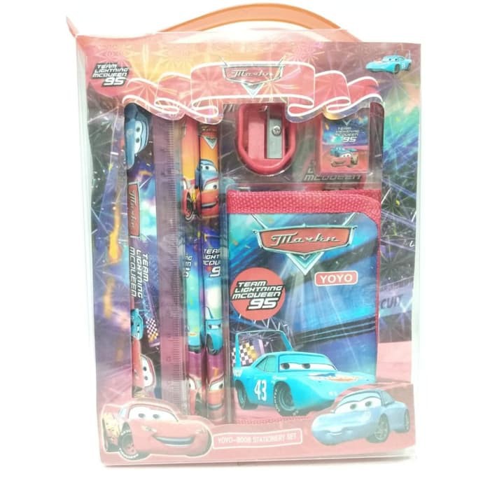 

Paket Alat Tulis - Paket Puzzle Anak - Paket Ujian Stationery Set Dompet Cars Alat Tulis Anak Laki-