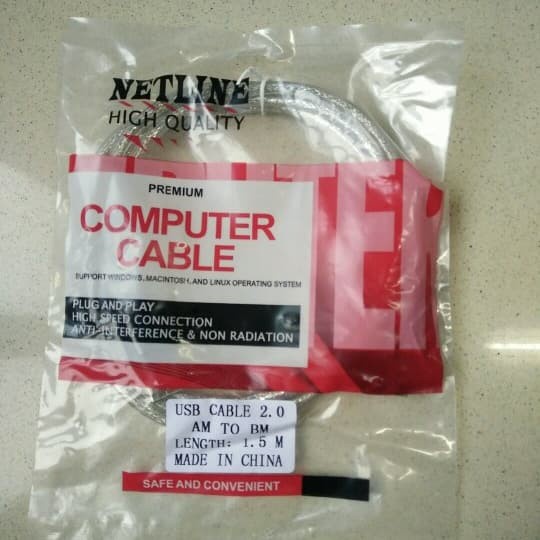 Netline Kabel USB Printer 1,5Meter