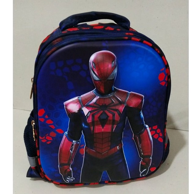 TAS RANSEL ANAK HSD TK MOTIF SPIDERMAN TIMBUL