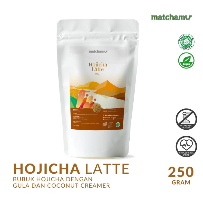 

(BISA COD) Hojicha Latte Powder 250gr