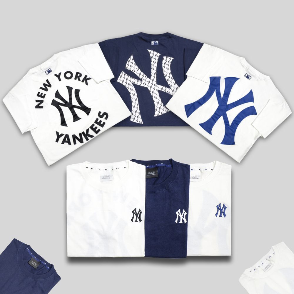 Kaos MLB Monogram Mega-Logo Overfit T-Shirts Original