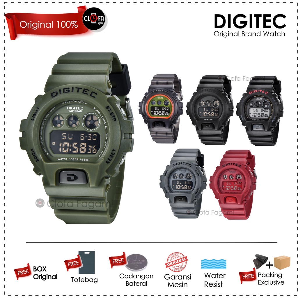 DIGITEC MOON /clofafagami/ JAM TANGAN OUTDOOR / JAM TANGAN ORIGINAL / JAM DIGITEC ORIGINAL / JAM TAN