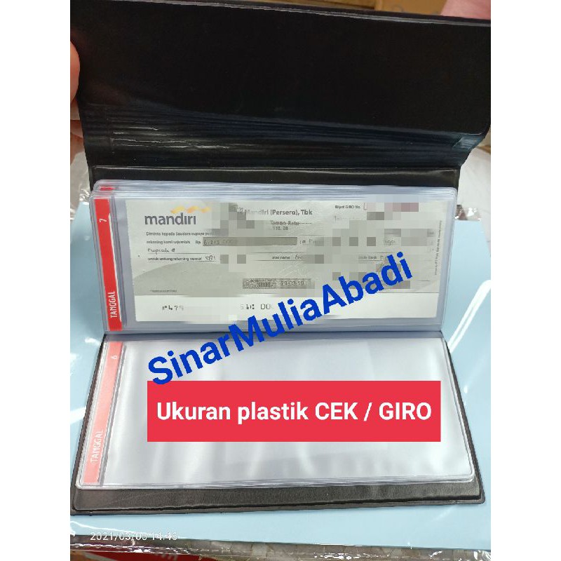 

Cek Giro Keeper Album Pengatur Cek Dan Giro / Pengatur Keuangan