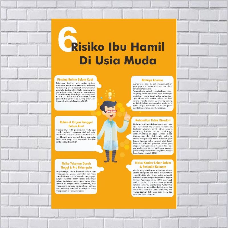 

Poster Kebidanan Resiko Hamil di Usia Muda