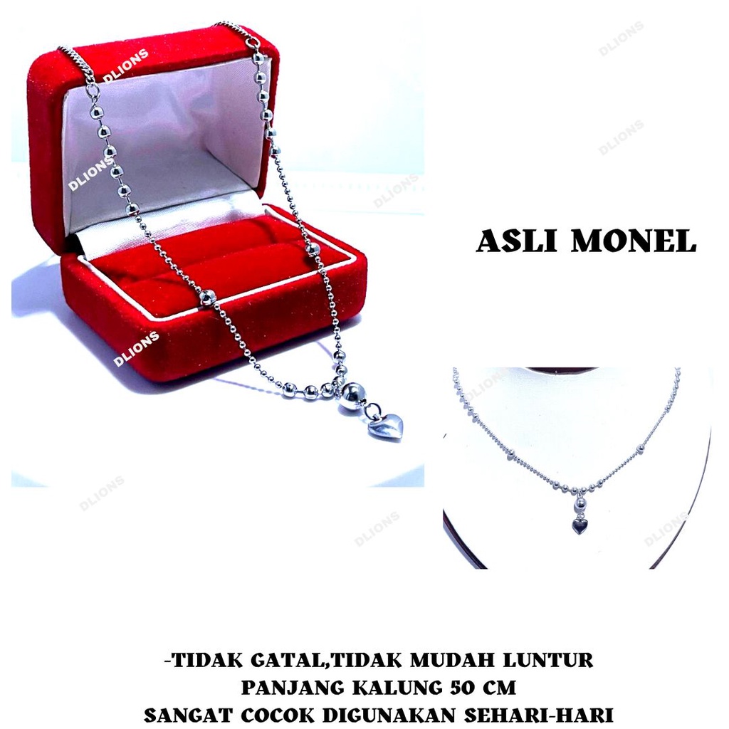 KALUNG BAJA PUTIH ASLI,KALUNG WANITA ANTI KARAT,KALUNG WANITA MONEL,KALUNG MONEL