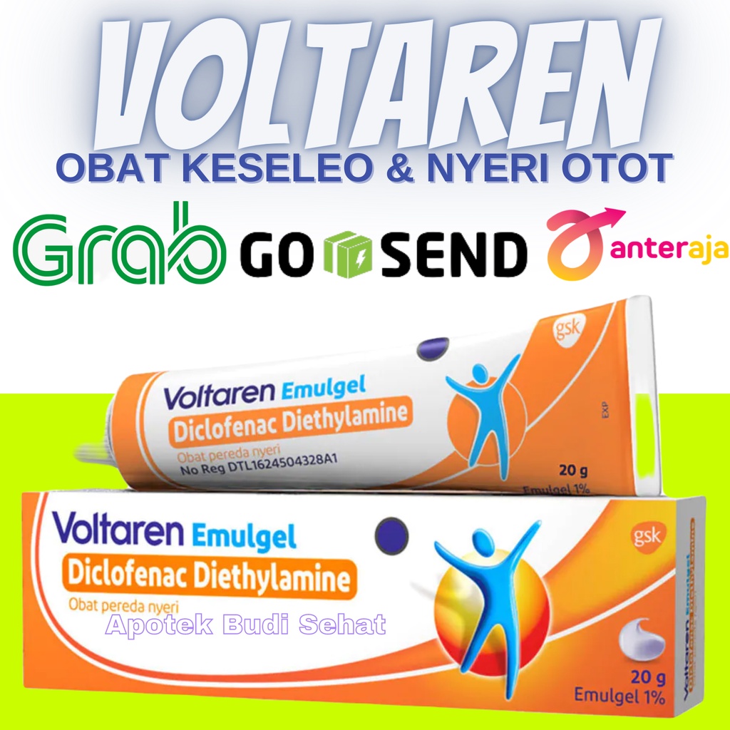 Jual Voltaren Emulgel 5 Gr Obat Nyeri Otot Salep Pereda Nyeri Otot