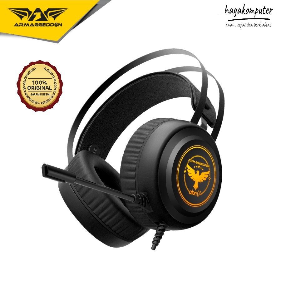 Headset Gaming Armaggeddon Atom 7 (7 Colour Lighting Pulsating EFX)