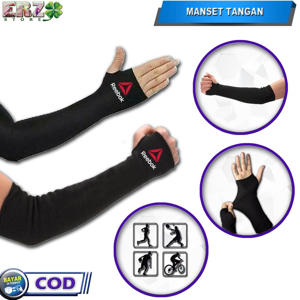 [KWG.27Jn22ᴬ] Mangset Deker Tangan Pria Volly | Arm Sleeve Manset Tangan Pria Cowok Panjang