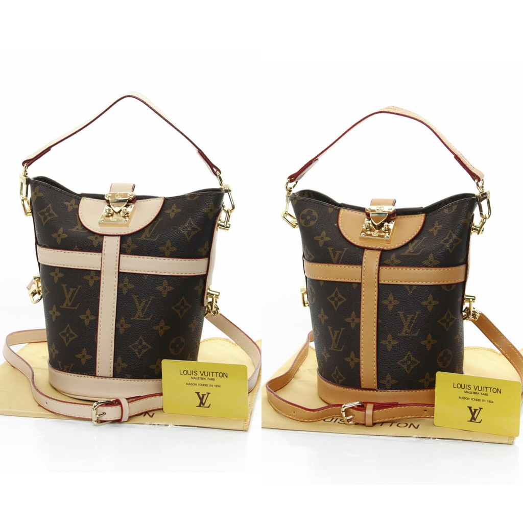 Grosir Tas MurahTas LV Duffle Bucket Top Handle Seprem M43587