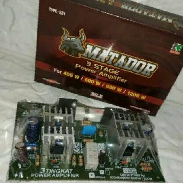 Kit Driver Power Amplifier 3 Tingkat MATADOR