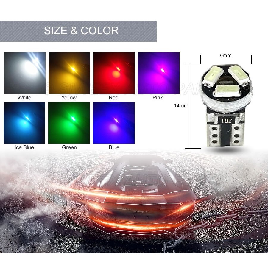 [BISA COD] Lampu LED T5 Speedometer Dashboard 3 SMD 1210 Model Jamur Mobil Motor