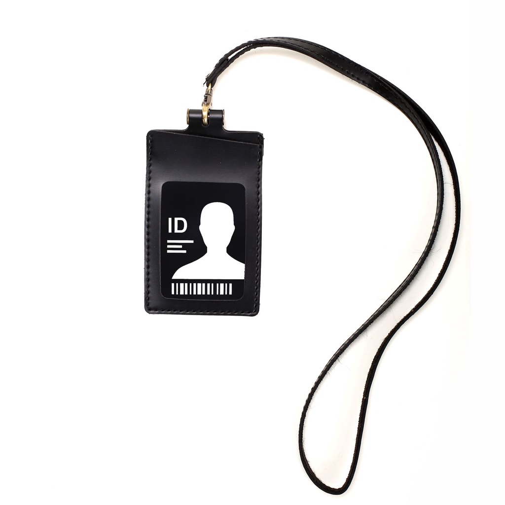 

ID CARD KALUNG HOLDER TEMBORO NAME TAG SOUVENIR WARNA HITAM