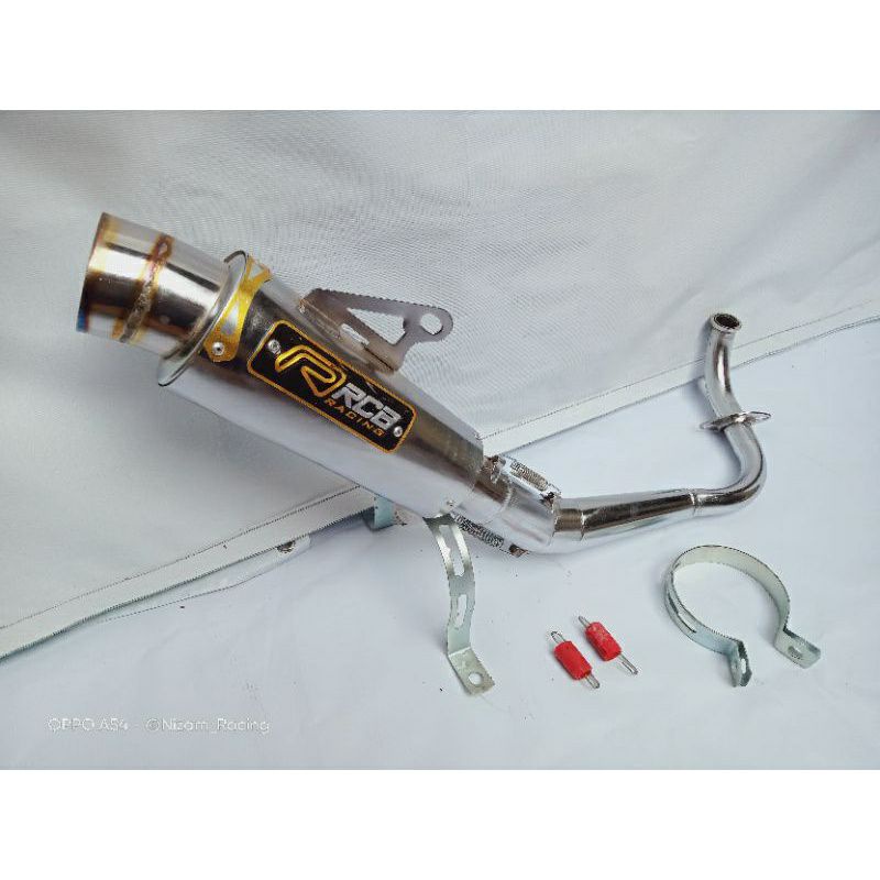 Knalpot Racing RCB PNP matic Beat Vario Mio Fino Genio Scoopy X-Ride Xeon Soul selencer saja