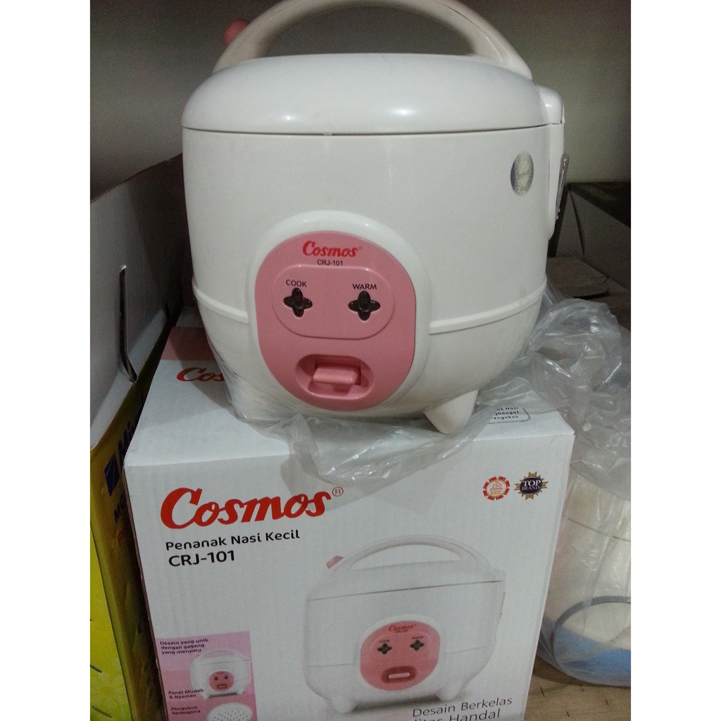 Cosmos CRJ 101 TS Penanak Nasi / Rice Cooker Kecil 0.6 Liter - Putih