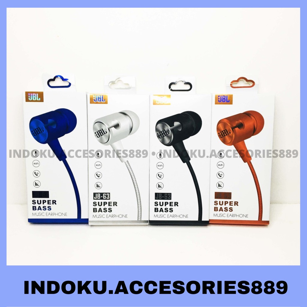 Headset JBL JB-63 Premium Super Bass