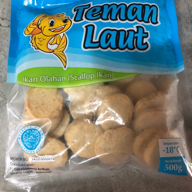 

Teman Laut Scallop 200gr dan 500gr