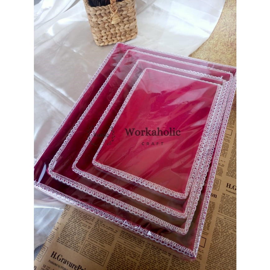 1 Set isi 4 Box Seserahan Box Lamaran Pernikahan Mahar Pernikahan Perlengkapan seserahan Kotak Perhi