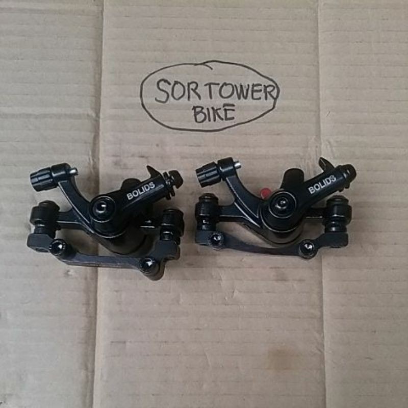 Brake set / kaliper Cakram / rem cakram BOLIDS sepasang F-160/R-140.F-180/R160