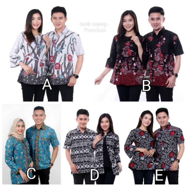 Rama Shinta Couple - Melani Set Couple Lilit Rovella Batik Couple Modern