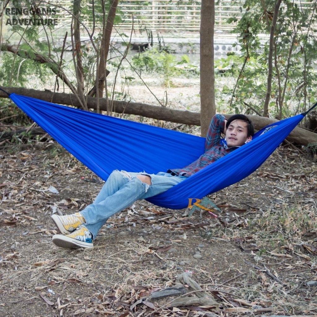 Hammock RIR OUTDOOR Single Ayunan Hammok OUTDOOR Camping HAMOK MURAH