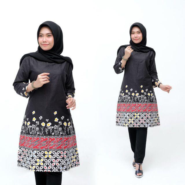 #bayardirumah Tunik Batik Wanita M L Xl Xxl Terlaris