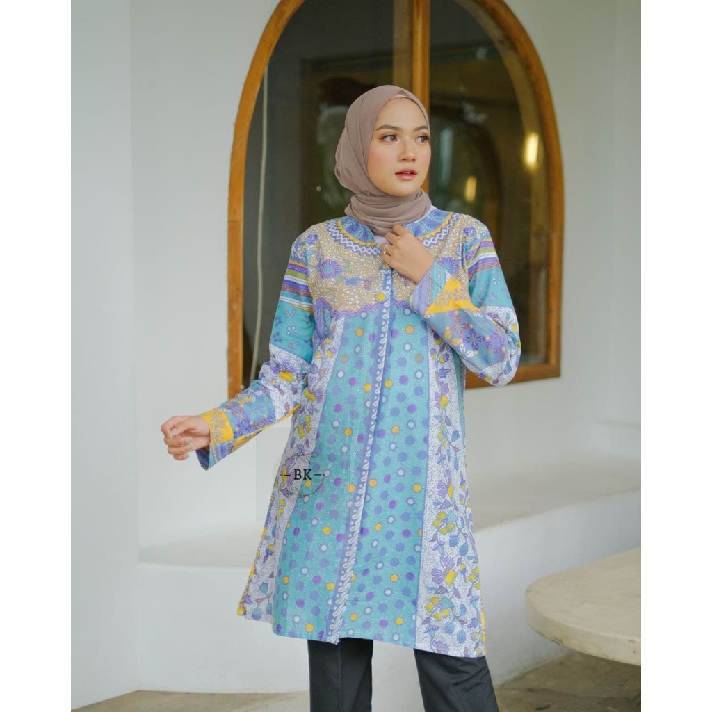 TUNIK BATIK WANITA SOFT MODERN JUMBO HALUS ORIGINAL-3