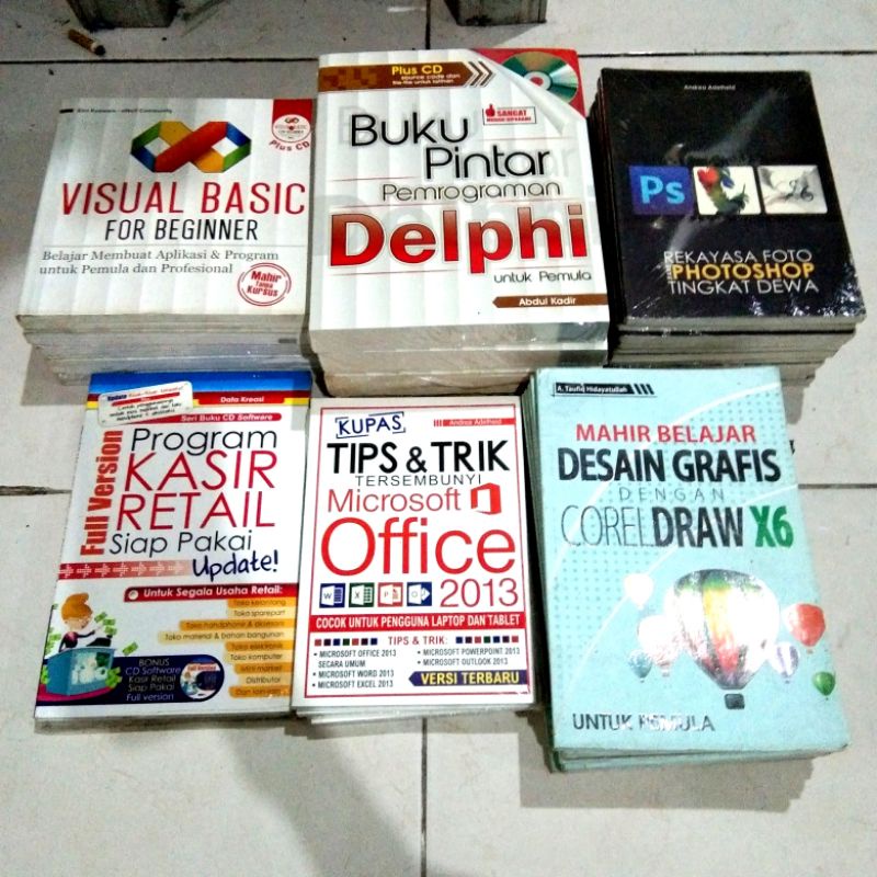 Jual [PROMO BUKU MURAH ORIGINAL] OBRAL BUKU KOMPUTER / VISUAL BASIC ...