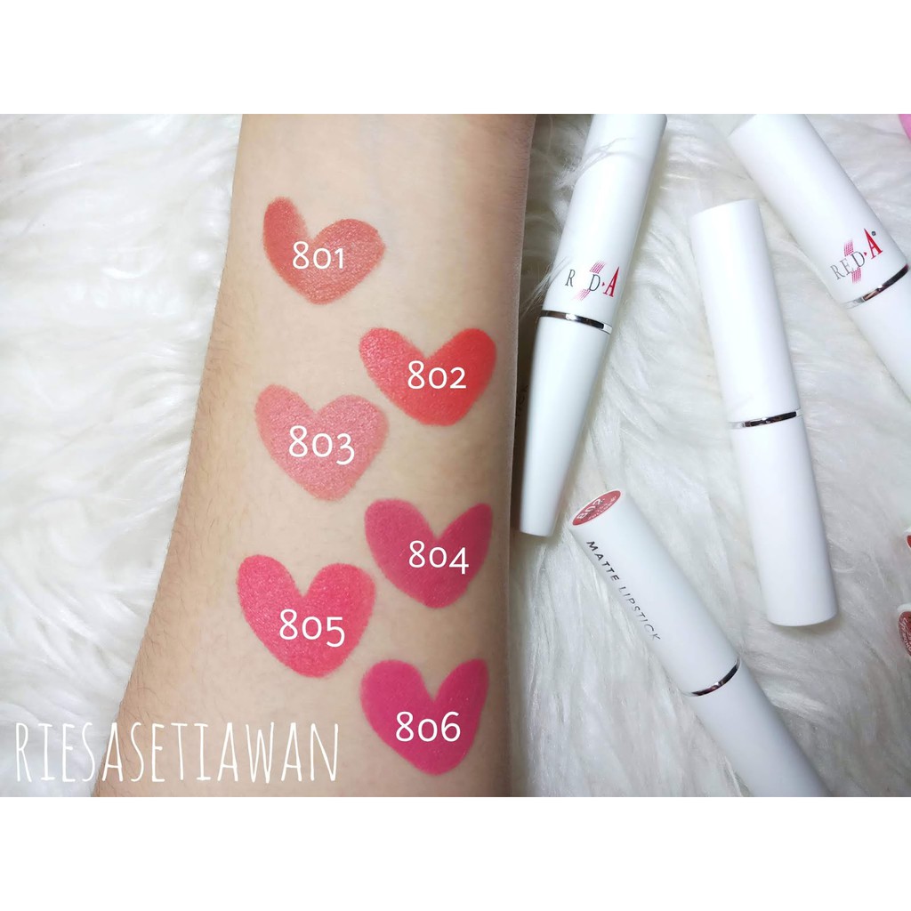 ❤ BELIA ❤ Red-A Matte Lipstick dare to be matte 2.5g Bpom Halal ( Red A Viva Cosmetics )