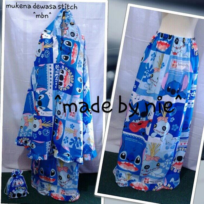 Stok Terbatas Mukena Dewasa Kain Katun Handmade Stitch