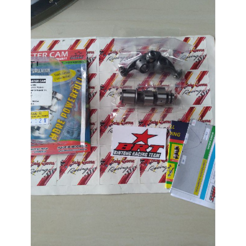NOKEN AS KEM MASTER CAM SHAFT BRT RACING YAMAHA MIO NOUVO FINO SMILE SOUL OLD KARBU T1 STD 54 MM DLL-2